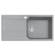 Franke URBAN Stone Grey LHD Sngle Bowl with Drainer Kit UBG611-100SGLHD