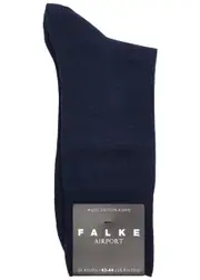 Falke Airport Wool-blend Socks - Navy - 4546 (IT45-46) 4546 (IT45-46)