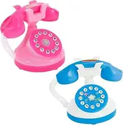 ERINGOGO 2pcs Mini Phone for Interactive Educational Play Telephone Fun Plastic for Enhances Language Social Skills for Boys