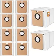 LOOHAOC 10pcs Dust Bag Compatible with for eufy L50 SES, L60 SES Robot Vacuum Cleaner,for Conga Home 10000/8090 Ultra/ 9090 AI Replacement for Haier H9 Plus H9+ Vacuum Cleaner