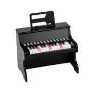 Costway 25 Keys Piano Keyboard w/Music Stand & Teaching Mode Mini Digital Piano Toy Music Instrument Black