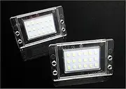 FIQOME 2x LED Licence Number Plate Light White Canbus, for 1992-97 850 855 1997-00 V70 5-door estate Car Number Plate Led Light