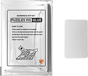 Glue, Transparent PVA Puzzle Glue for Adults & Kids Fast Drying Adhesive 60ml Jigsaw Saver Clear Protector, with Applicator Puzzles