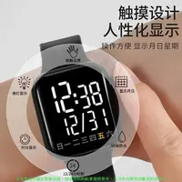 在飛比找樂天市場購物網優惠-韓版LEd夜光計步男女款電子錶 手錶 夜光手錶 防水電子錶 