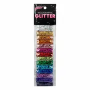 Illusions Glitzee Holographic Glitter Sampler 14 x 28g Pack