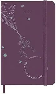 Moleskine Limited Edition 2023 Weekly Notebook Planner Petit Prince, 12m, Pocket, Fly, Hard Cover (3.5 X 5.5)
