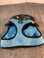 Step-In Lt blue Blk Mesh HARNESS Dog London Fog Size XL New With Tags