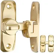 HQPCAHL 90°/180° Door Lock Latch Bolt Lock cam Lock Door and Window Push-Pull Lock Rod Bolt barn Push-Pull Door Lock Sliding Latch Lock