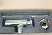 HANEBATH Brass Round Bottle P-Trap, Basin Sink Waste Trap Drain Kit, Chrome