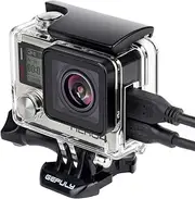 GEPULY Skeleton Housing Case for GoPro Hero 4, Hero 3+, Hero 3 Action Camera Side Open Protective Housing Case with Skeleton Backdoor for Hero4 Black / Hero4 Silver / Hero3+ / Hero3
