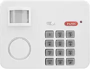 Wireless Security Keypad Alarm System, PIR Motion Sensor Alarm Password Keypad Remote Infrared Detectors with Panic Button for Home Window Door Security