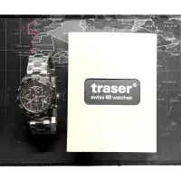 在飛比找蝦皮購物優惠-Traser Chronograph Black 三環時尚錶