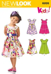 New Look Pattern 6205 Children's Dress