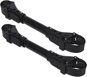 Generic 2pcs Stroller Connector Dual Universal Buggy Connectors Stroller for Newborn Twin Single Buggy Connector Outdoor Stroller Pushchair Connectors Pram Black Aluminum