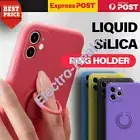 iPhone 11 Pro Max SE Case Shockproof Silicone Protector with Ring Kickstand 2021