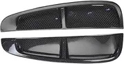 2pcs Side Vents Fender Trim Side Body Vents Cover Glossy Dry Carbon Add On Style Compatible For Porsche Panamera 971 2017+