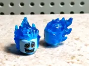 New LEGO Dead Guy Head Ice Wig Hair Icy Updo Grody Teeth Ringed Eye Lord Death