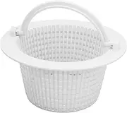 Pool Skimmer Basket Durable Plastic Swimming Pool Replacement Filter Basket Assembly for Pool SPA 9.7cm Base 2 Pcs