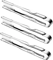 NOLITOY Flexible Handle Ice Tongs Pcs Sugar Cube Tongs Set Comfortable to Hold for Cafe Bar Home Party