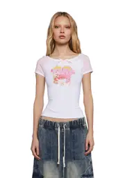 [Dolls Kill | Care Bears x Strawberry Shortcake] Sweet Team Graphic Tee