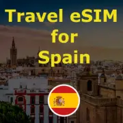 Spain Travel SIM eSIM | 30 Days, 5-20GB | Data Roaming On-the-Go