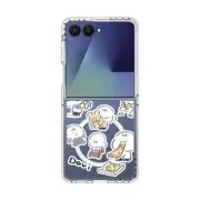 Galaxy Z Flip7 Clear Magnetic Case CUTE DAVIS