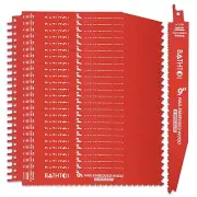 25 Pack 9 Inch 6/12 Tpi Reciprocating Saw Blades for Wood and Nail-Embedded W...