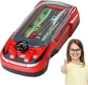 Handheld Car Racing Games for Kids, Car Racing Adventure Toy, Interactive Driving Simulation Toy, Battle Game Console for Children Aged 3+