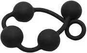 Silicone Anal Beads Butt Plug BDSM Balls Plug Restraint Stopper For men/Women Sex Toy
