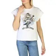 Ladies PEPE JEANS T Shirt Size S CAROLINE white cotton round neck cap sleeve top