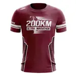 特價 BAJU ULTRA MARATHON 200KM FINISHER BAJU 跑步 T 恤 - 高品質面料