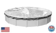 Pool Mate 5533-4 Winter Pool Cover, Heavy-Duty Silver, 33 ft Above Ground Poo