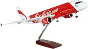Replica Pre-Build Aircraf 47cm for Airbus A320 Aircraft with Light Wheels Toy Display Collected by Resin Aircraft Models Collection Gift Display