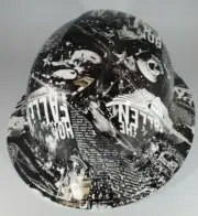 New Full Brim Hard Hat Custom Hydro Dipped HONOR THE FALLEN POW MIA. FREE SHIP