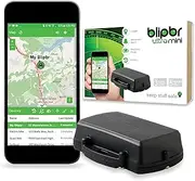 Blipbr Ultra Mini GPS Asset Tracker Extra Long-Life Battery Powered 10 Years Once Daily | 3 Years Trip Tracking | IP68 Water+dust Proof 4G Cellular 160 Countries | Annual Subscription Required