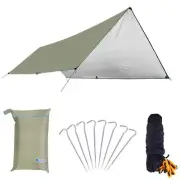 Azarxis Hammock Rain Fly Camping Tarp Canopy Tent Footprint Ground Sheet Picn...