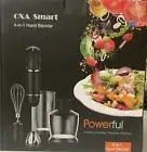 OXA Smart 4-In-1 Hand Blender Powerful Mixer Whisking, Black Distressed