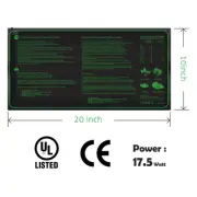 Lerway Seedling Heating Mat Pad Seed Germination Starter Sprout Plant Clon Brew
