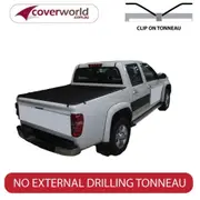 Holden Rodeo and Colorado - RA and RC Series Crew Cab - Tonneau Cover - Clip On