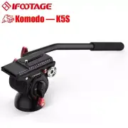IFOOTAGE Camera Video Fluid Tripod Head Komodo K5S Alloy Lightweight Tripod Head