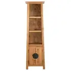 Freestanding Bathroom Cabinet Solid Pinewood Storage Cupboard Shelf vidaXL
