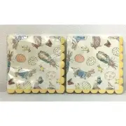 Beatrix Potter Peter Rabbit Dinner Napkins 20 Count Set of 2 Rabbits Cat Duck