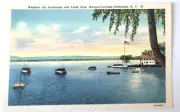 VTG 1937 PC WESTPORT INN ANCHORAGE YACHT CLUB WESTPORT-ON-LAKE-CHAMPLAIN NY MINT