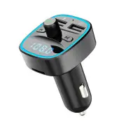 bluetooth 5.0 Fm Transmitter Car Kit Handsfree Wireless Auto MP3 Player Quick Charge QC3.0 USB Charger