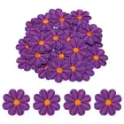 Flower Iron-on Patches for Clothing Repair Backpack 3.54x3.54" 30 Pcs(Purple)