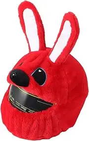 1/2 Pieces Motorcycle Plush Helmet Cover - Cartoon Helmet Plush Cover, Bicycle Hat Cover | Universal Motorcycle Helmet Cartoon Protective Hat Cover, Motorcycle Modification Accessories for Riding,
