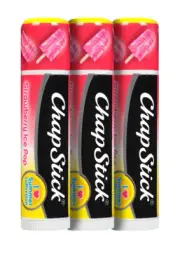 3 Pack Chapstick STRAWBERRY ICE POP Lip Balm~0.15 oz/ea FREE SHIPPING