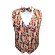 Wine Bottles II Tuxedo Vest and Bowtie