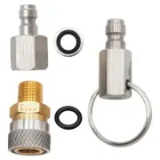 Robust PCP Air Filling Quick Connector Adaptor with Stainless Steel Parts