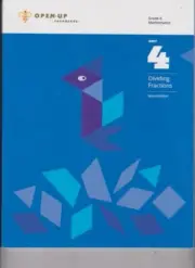 Open-Up Resources Grade 6 Mathematics Unit 4 Dividing Fractions 2nd Ed